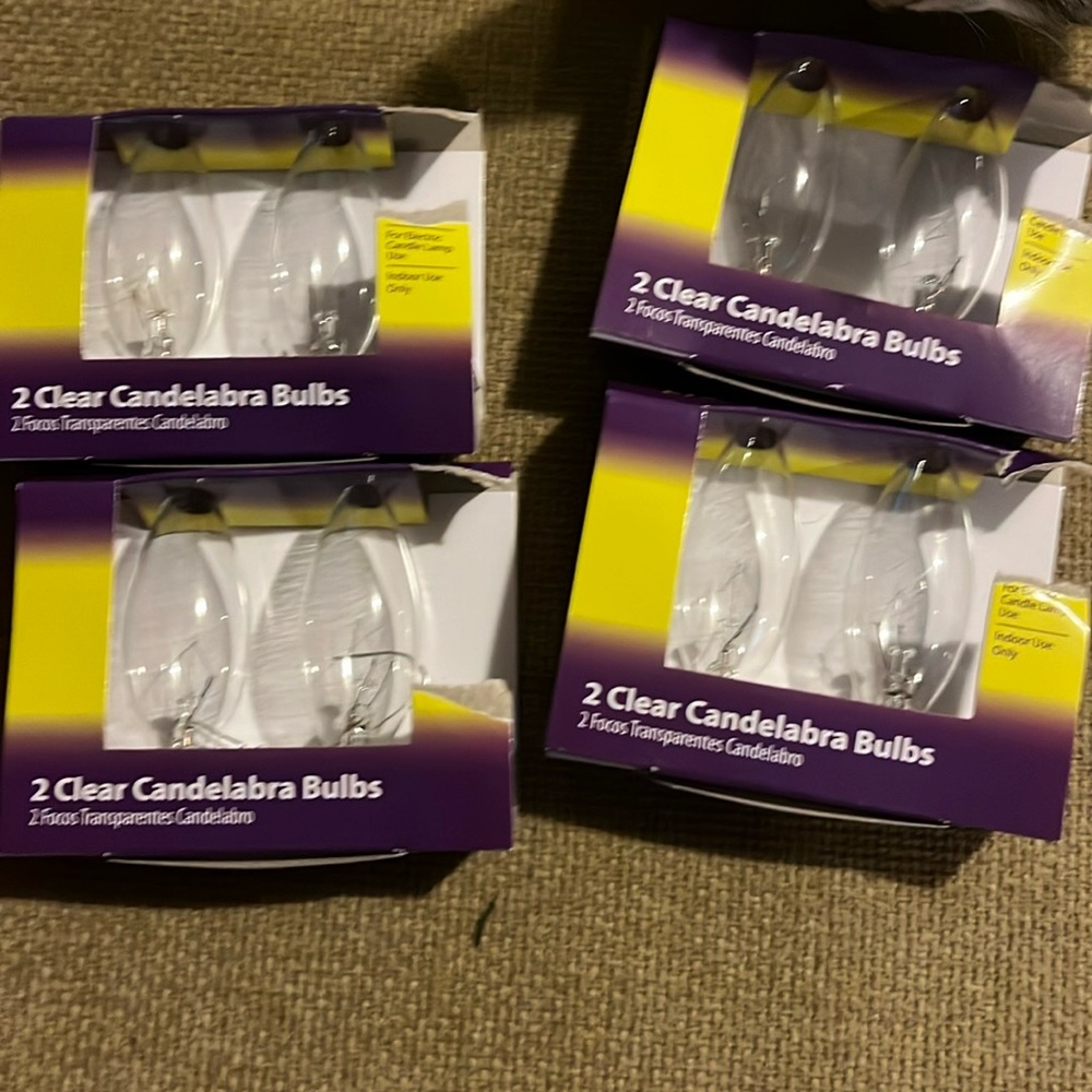 Lightbulbs clear